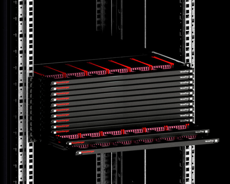 Rosenberger OSI presenta VersaTray: un sistema di supporti altamente modulare per il cablaggio dei data center